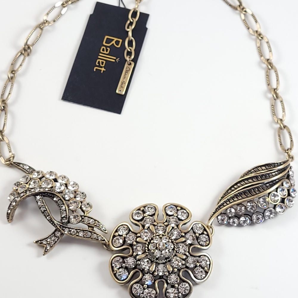 Allison Reed Clear Crystal Necklace